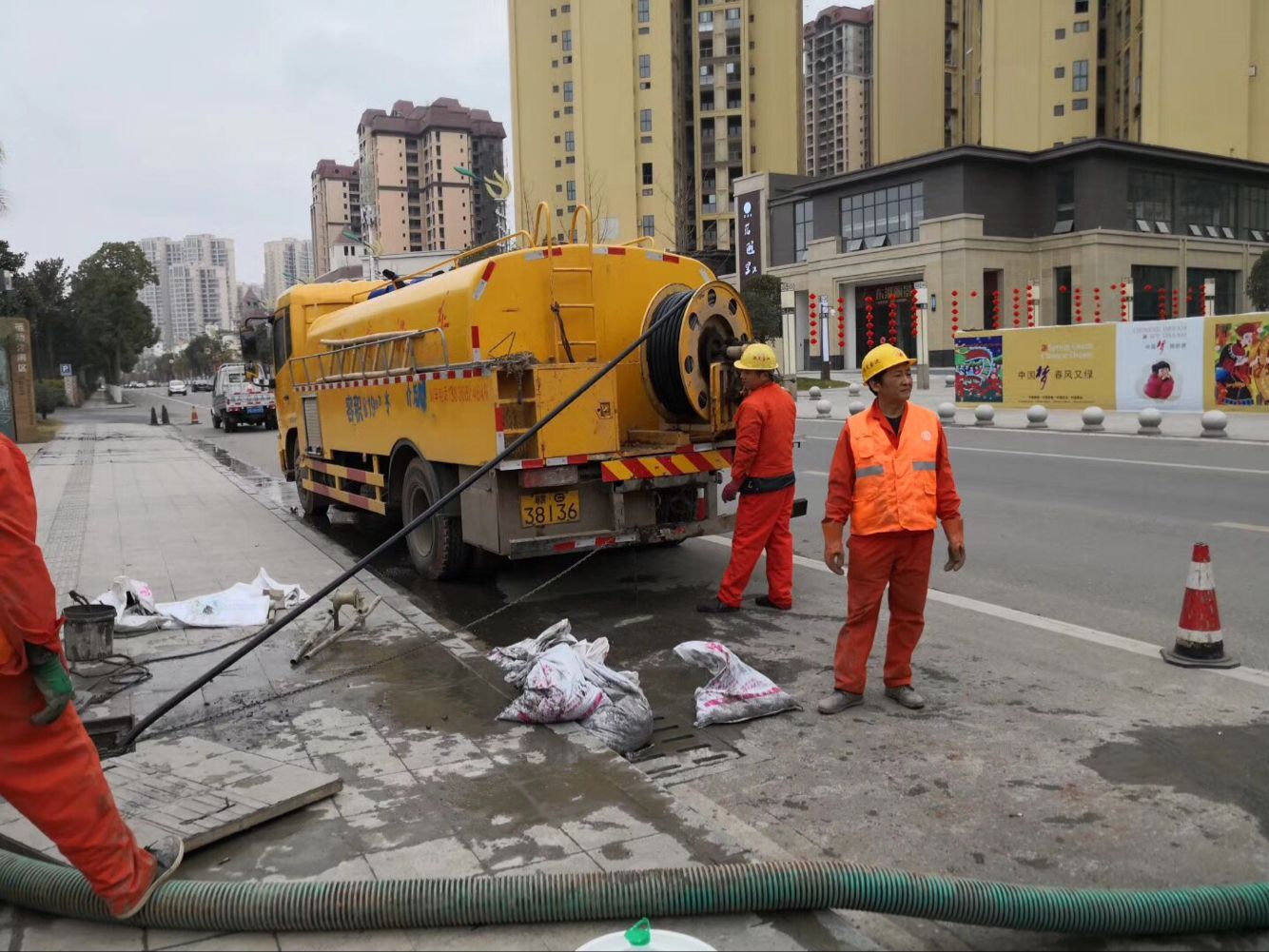 忠县排污管道清淤-管道清洗